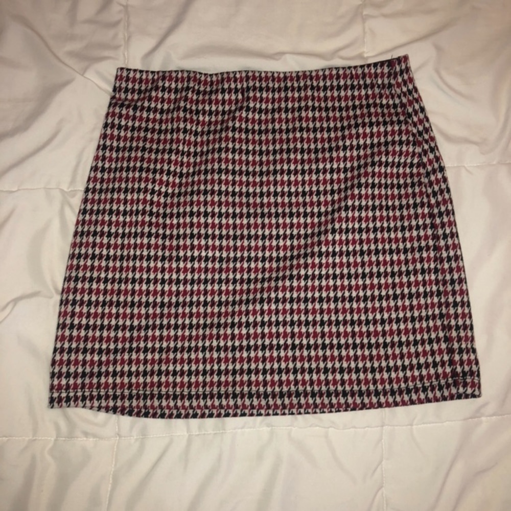 F21 Plaid Mini Skirt
